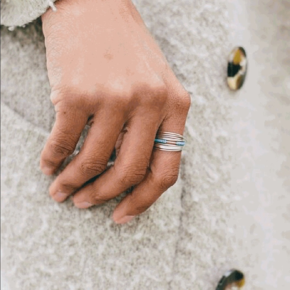 Beaded Go Ring